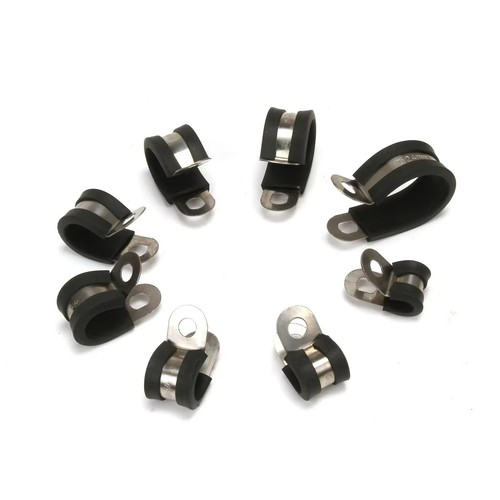 Rubber lined clips - clips, cable