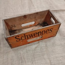 Schweppes wooden storage - schweppes, box