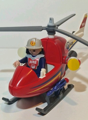 Playmobil 4824 fire helicopter - fire,