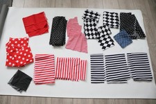 Bundle of polycotton and cotton small craft pieces- circus