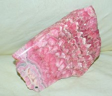 Big Rhodochrosite Flower Slab w/ patterns from Argentina * rare