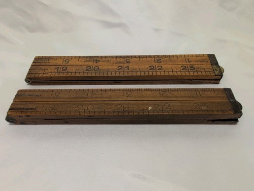 Two vintage wooden - two,