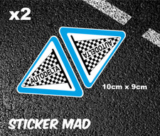 AUTODELTA  Alfa Romeo Wing Stickers Gloss Vinyl ( High Quality ) GTV GTA racing