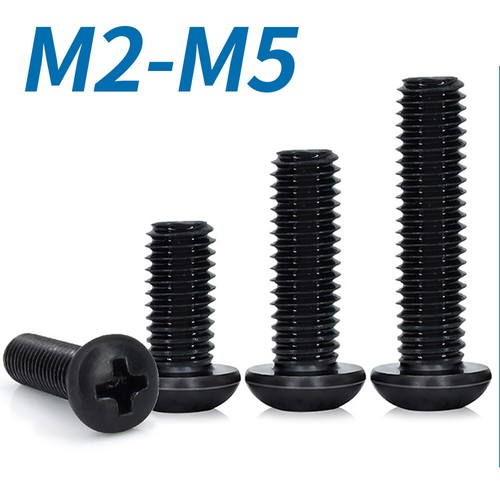 M4 m5 black - m2.5, pozi