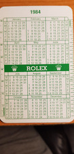 Rolex Calendar 1984/1985 green model in good condition