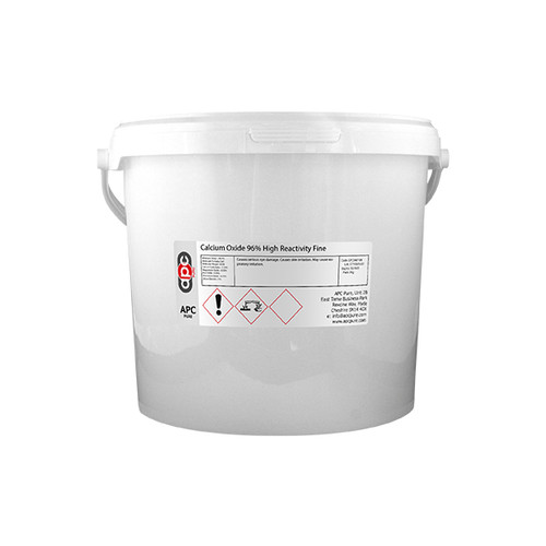 5kg calcium oxide - 2.5kg, (2500gm)
