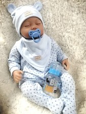 Lifelike Reborn Baby Doll Vinyl Silicone Realistic Newborn Boy Dolls Xmas Gift