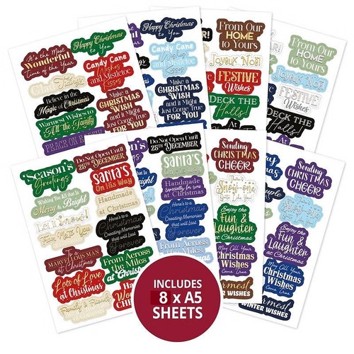 Hunkydory foiled die - foiled, cut