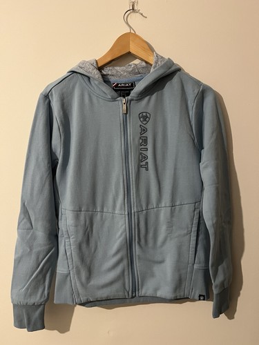 Ariat blue hooded - hooded, jacket