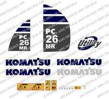 KOMATSU PC26MR DIGGER DECAL