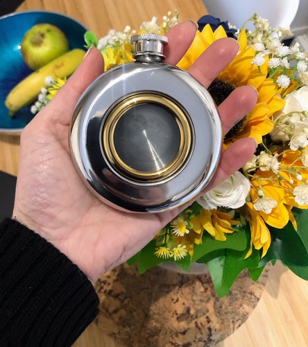 5oz stainless steel - stainless, hip