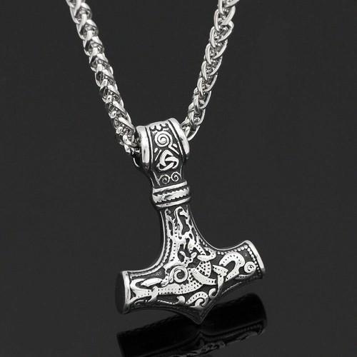 Viking necklace thor hammer - thor's,