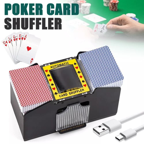 Deck automatic card shuffler - deck,