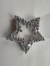 Sterling Silver Diamonique Star Pendant