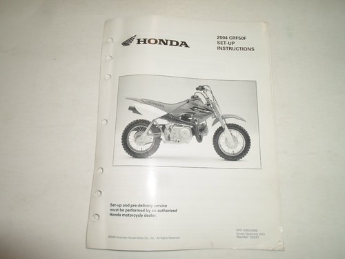 2004 honda crf50f - crf50f, set