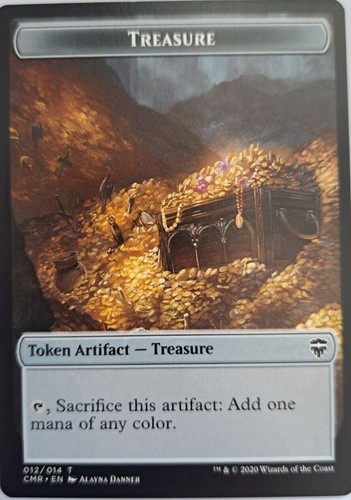 Treasure token commander - -,