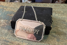 Vintage Silver Brandy Decanter