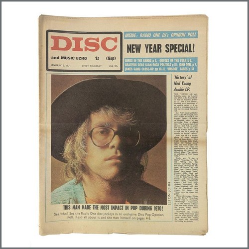 Disc and music echo - music, 1971