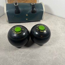 Hemselite Crown Green Bowling Balls 2-Pack plus henselite bowls 2 full bias 2-10