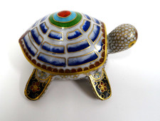 VINTAGE CLOISONNE TURTLE