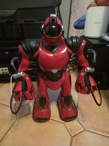 Rewired red robosapien - red, v2