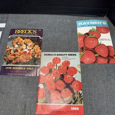 Lot Of 3 Vintage Seed Catalogs