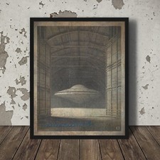 Vintage UFO LOCKHEED Wall Art