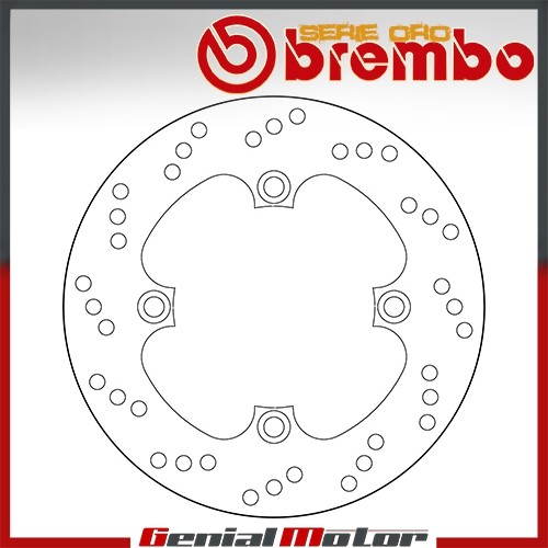 Brake disc fixed - fixed, brembo