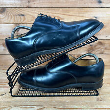 Russell Bromley Shoes Mens Size UK 8 Warwick Black Leather Wedding Smart Dress