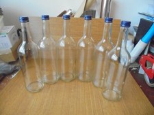 Glass Bottles 750ml and Screw Cap Drinks Bottles Cordial Home brew + others