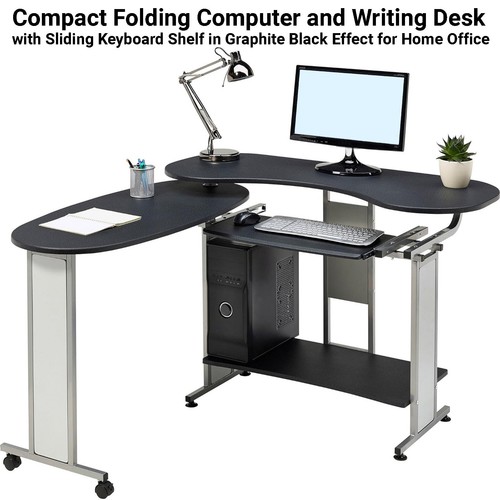 Compact folding computer desk - compact,