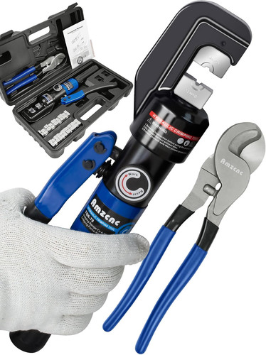 Hydraulic cable lug crimper - cable,