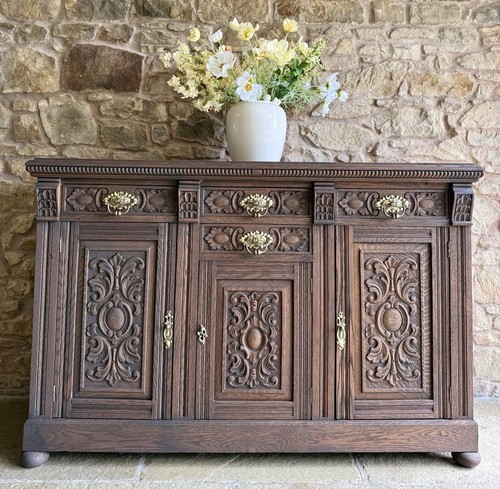 Edwardian vintage sideboard - edwardian,