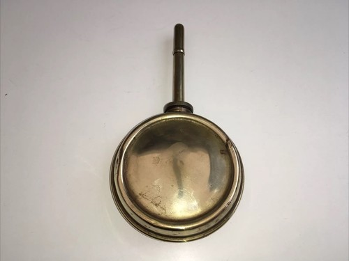 Antique brass round flat oil - brass,