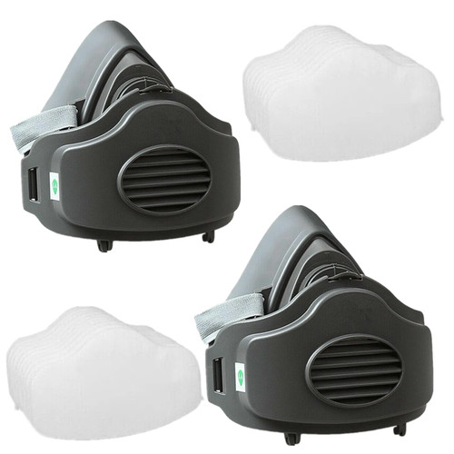 2pack half face - half, mask