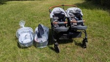 duo/twin/double  pushchair/buggy/stroller, used and loved, bought for £1400+