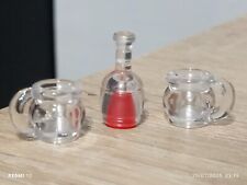 PLAYMOBIL WINE BOTTLE CLEAR JUGS SALON BAR RESTAURANT PIRATES HOUSE