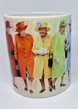 Queen Elizabeth mug colourful