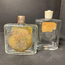 Antique 2 Jean & Johann Maria Farina perfume cologne bottles Roger & Gallet
