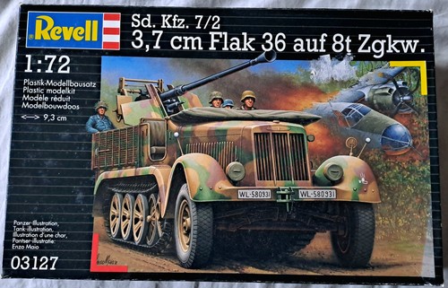Revell kfz 7 - 7/2, 3,7cm