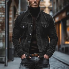 Men corduroy jacket - men's,