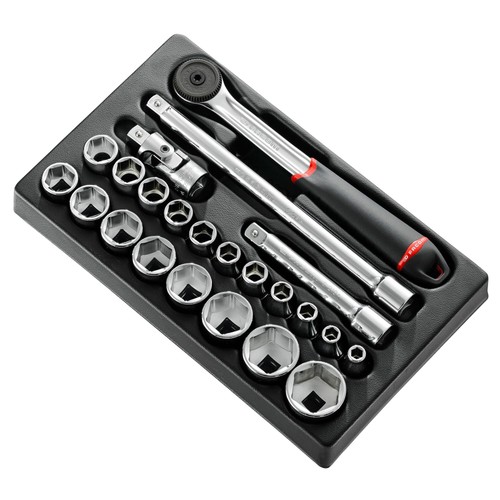 Facom socket set 23 piece - set,