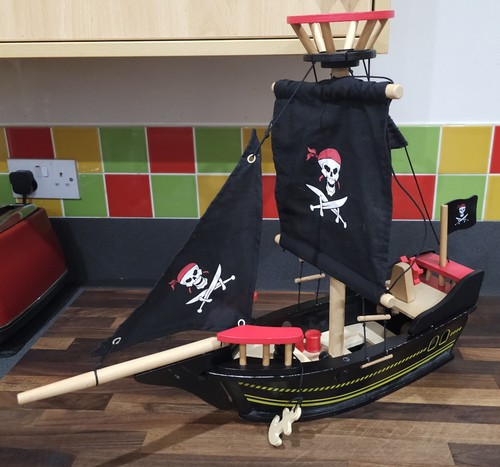 Rare wooden pirate - pirate, by