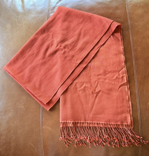 Pumpkin color pashmina - pumpkin,