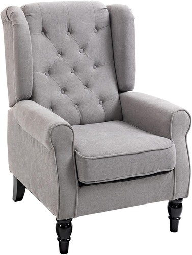 Homcom retro accent chair - accent,