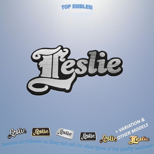 Leslie emblem badge - leslie,