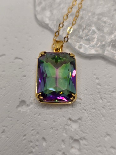 Mystic topaz viking pendant - mystic,