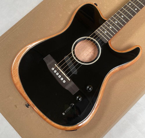String high gloss - high, black