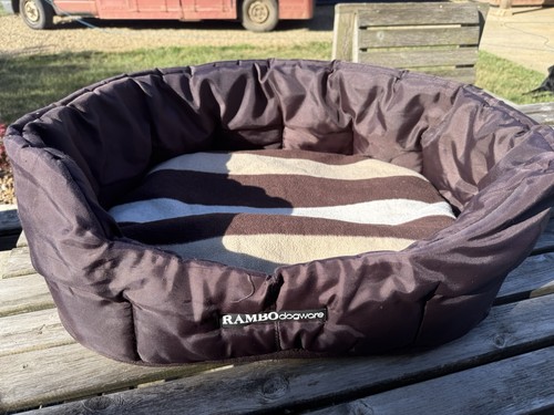 Rambo dog bed small chocolate - bed,