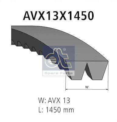 34217 v belt - a/c, 3.34217